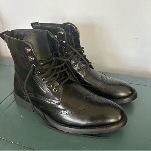 Men's Black Leather Boots